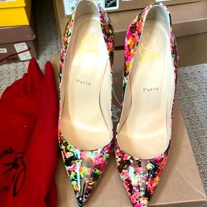 Multi color Christian Louboutin oh so Kate